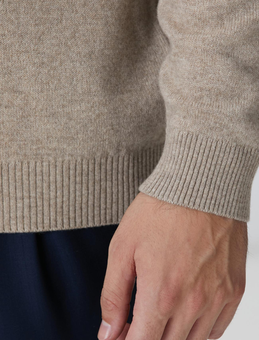 Network Erkek Limited Bej Melanj Kaşmir Triko Network Erkek Limited Bej Melanj Kaşmir Triko