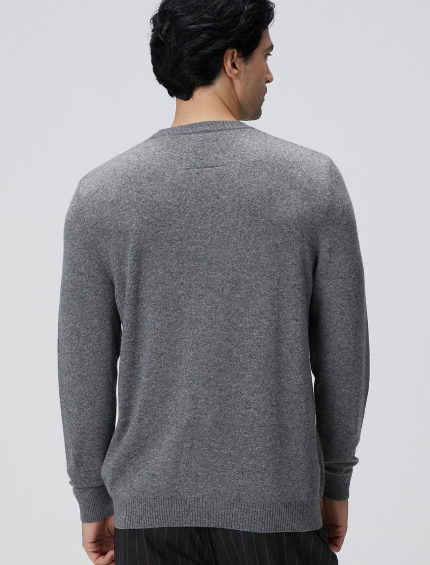 Network Erkek Limited Gri Melanj Kaşmir Triko Network Erkek Limited Gri Melanj Kaşmir Triko