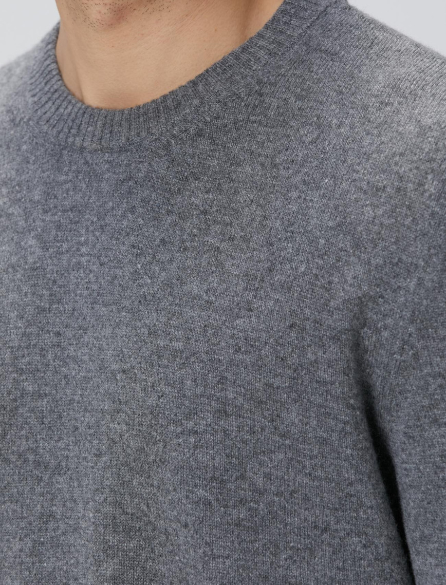 Network Erkek Limited Gri Melanj Kaşmir Triko Network Erkek Limited Gri Melanj Kaşmir Triko
