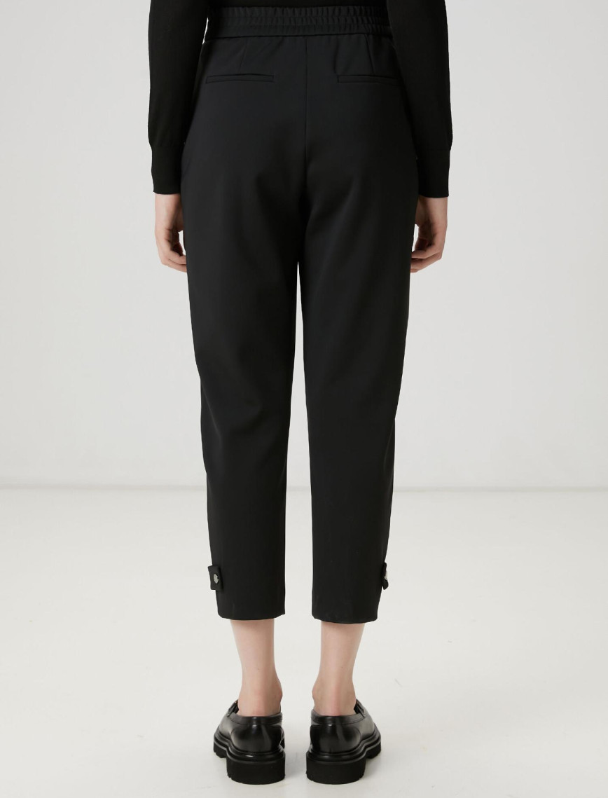 Beymen Club Kadın Siyah Scuba Jogger Pantolon Beymen Club Kadın Siyah Scuba Jogger Pantolon