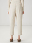 Beymen Club Kadın Ekru Fitilli Havuç Pantolon Beymen Club Kadın Ekru Fitilli Havuç Pantolon