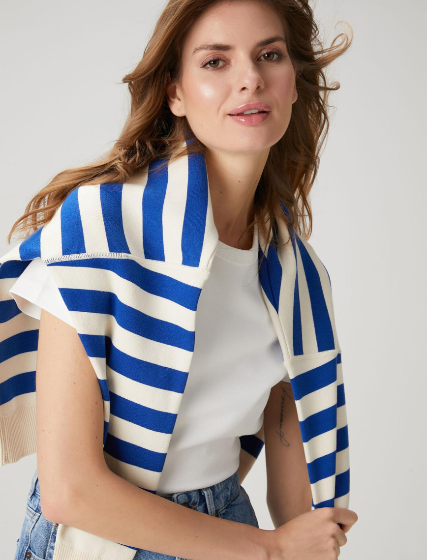 Beymen Club Kadın Kırık Beyaz T-shirt Beymen Club Kadın Kırık Beyaz T-shirt