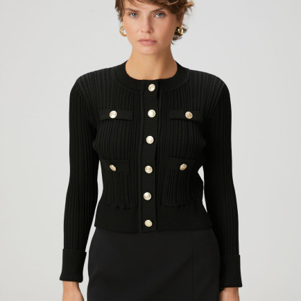 Beymen Club Kadın Siyah Triko Ceket Beymen Club Kadın Siyah Triko Ceket