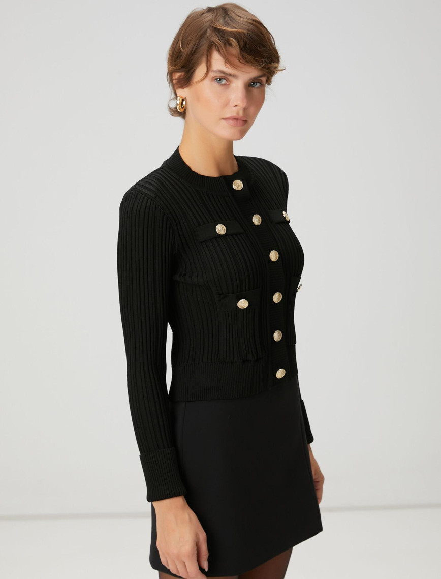 Beymen Club Kadın Siyah Triko Ceket Beymen Club Kadın Siyah Triko Ceket