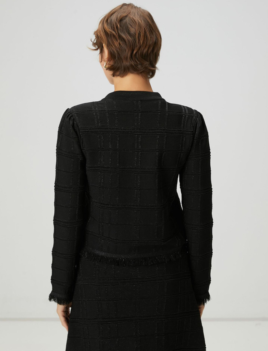 Beymen Club Kadın Siyah Simli Hırka Beymen Club Kadın Siyah Simli Hırka