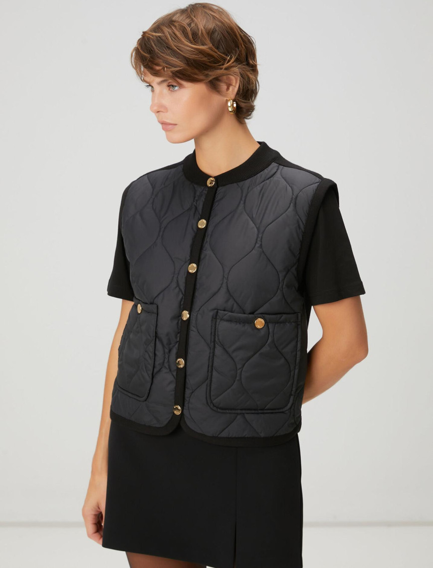 Beymen Club Kadın Siyah Bomber Yelek