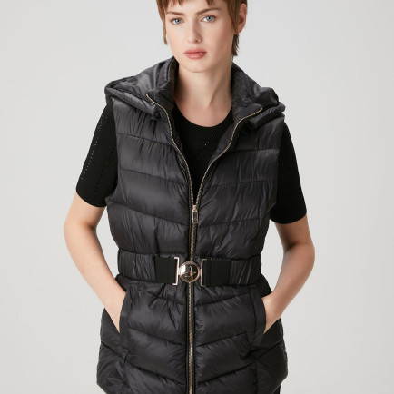 Beymen Club Kadın Siyah Kapüşonlu Yelek