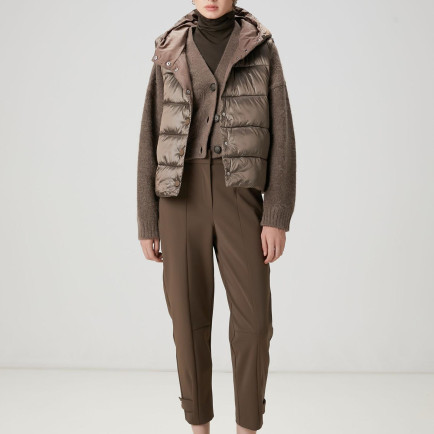 Beymen Club Kadın Vizon Kapüşonlu Puff Yelek Beymen Club Kadın Vizon Kapüşonlu Puff Yelek