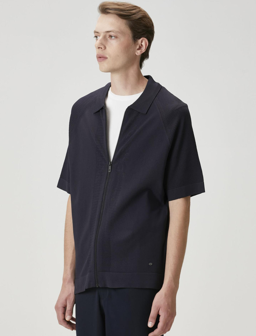 Beymen Club Erkek Koyu Lacivert Polo Yaka Triko Gömlek Beymen Club Erkek Koyu Lacivert Polo Yaka Triko Gömlek