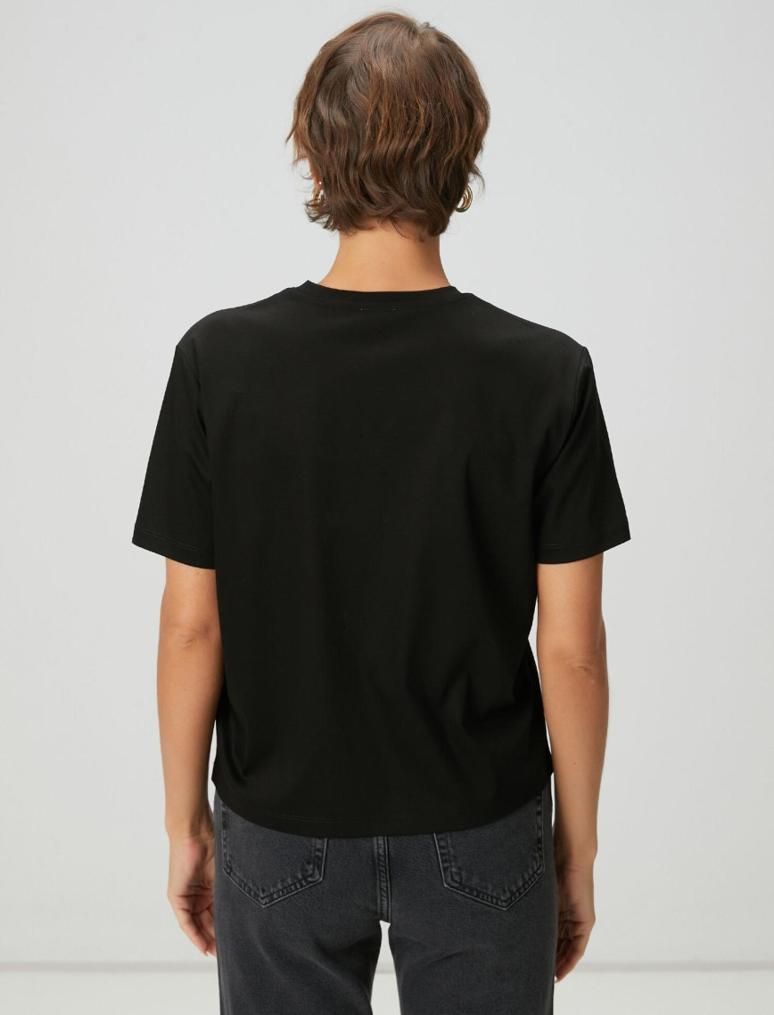 Beymen Club Kadın Siyah T-shirt Beymen Club Kadın Siyah T-shirt