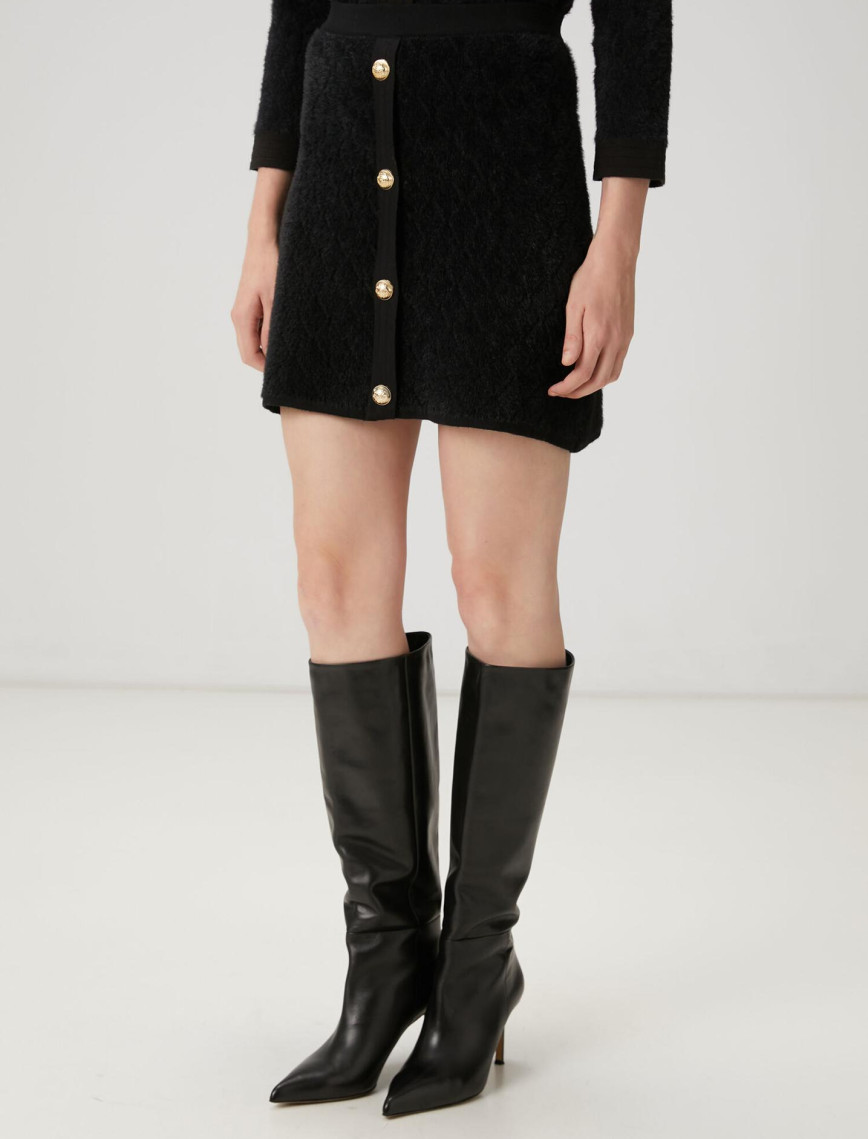 Beymen Club Kadın Siyah Mini Etek Beymen Club Kadın Siyah Mini Etek