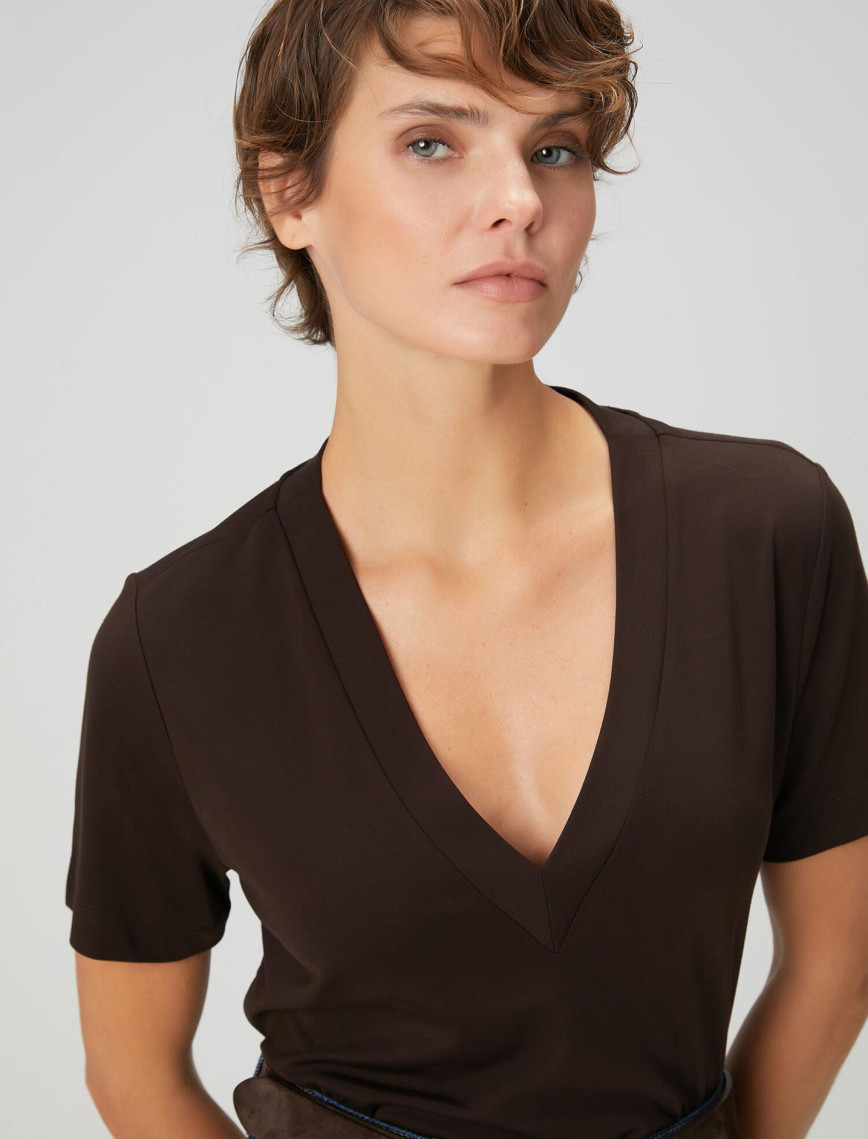 Beymen Club Kadın Kahverengi T-shirt Beymen Club Kadın Kahverengi T-shirt