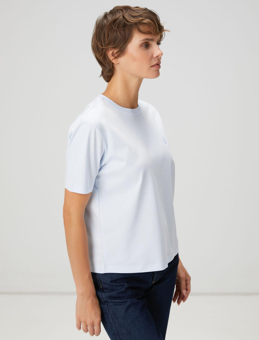 Beymen Club Kadın Açık Mavi T-shirt Beymen Club Kadın Açık Mavi T-shirt