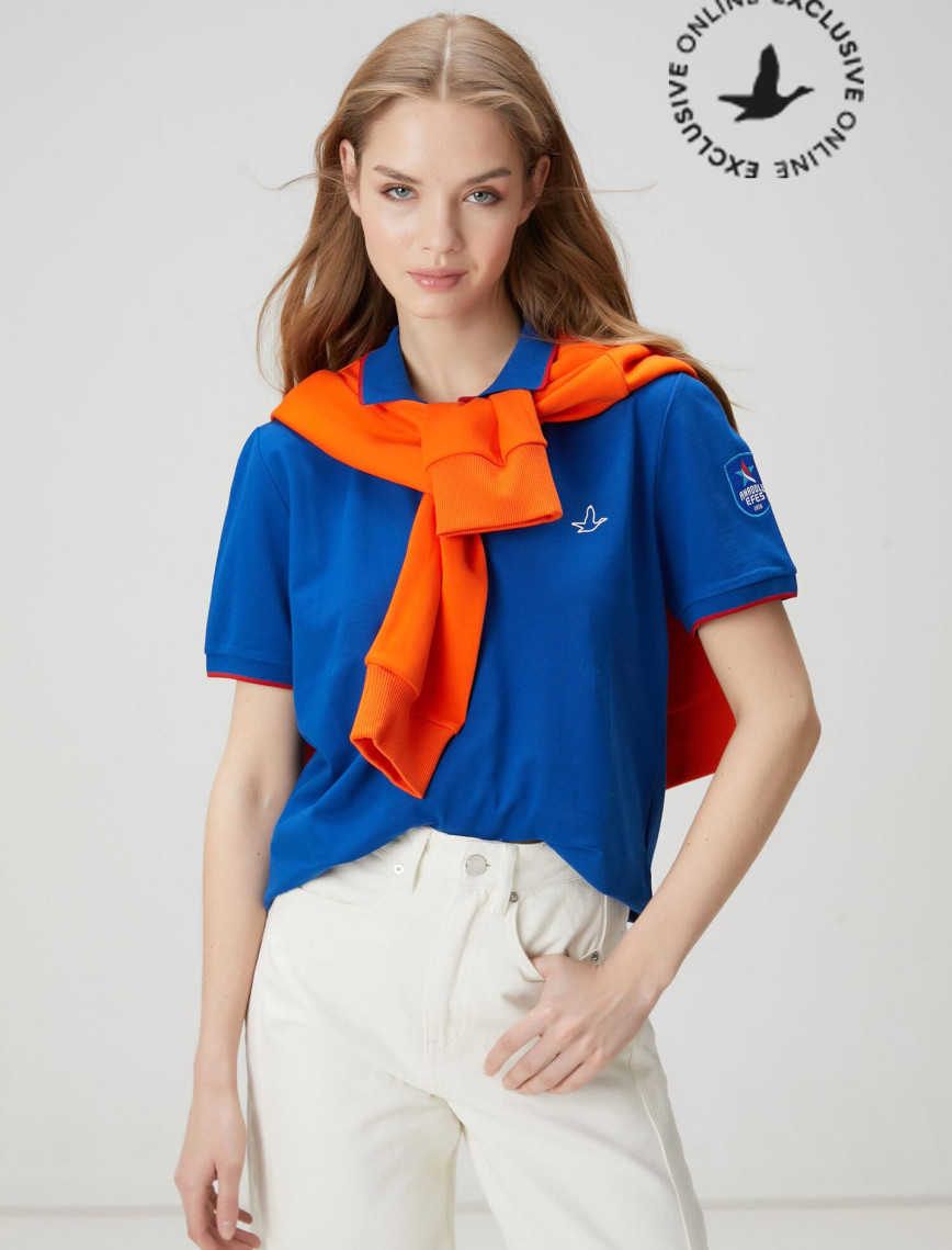 Beymen Club Kadın x Anadolu Efes Lacivert Polo T-shirt Beymen Club Kadın x Anadolu Efes Lacivert Polo T-shirt