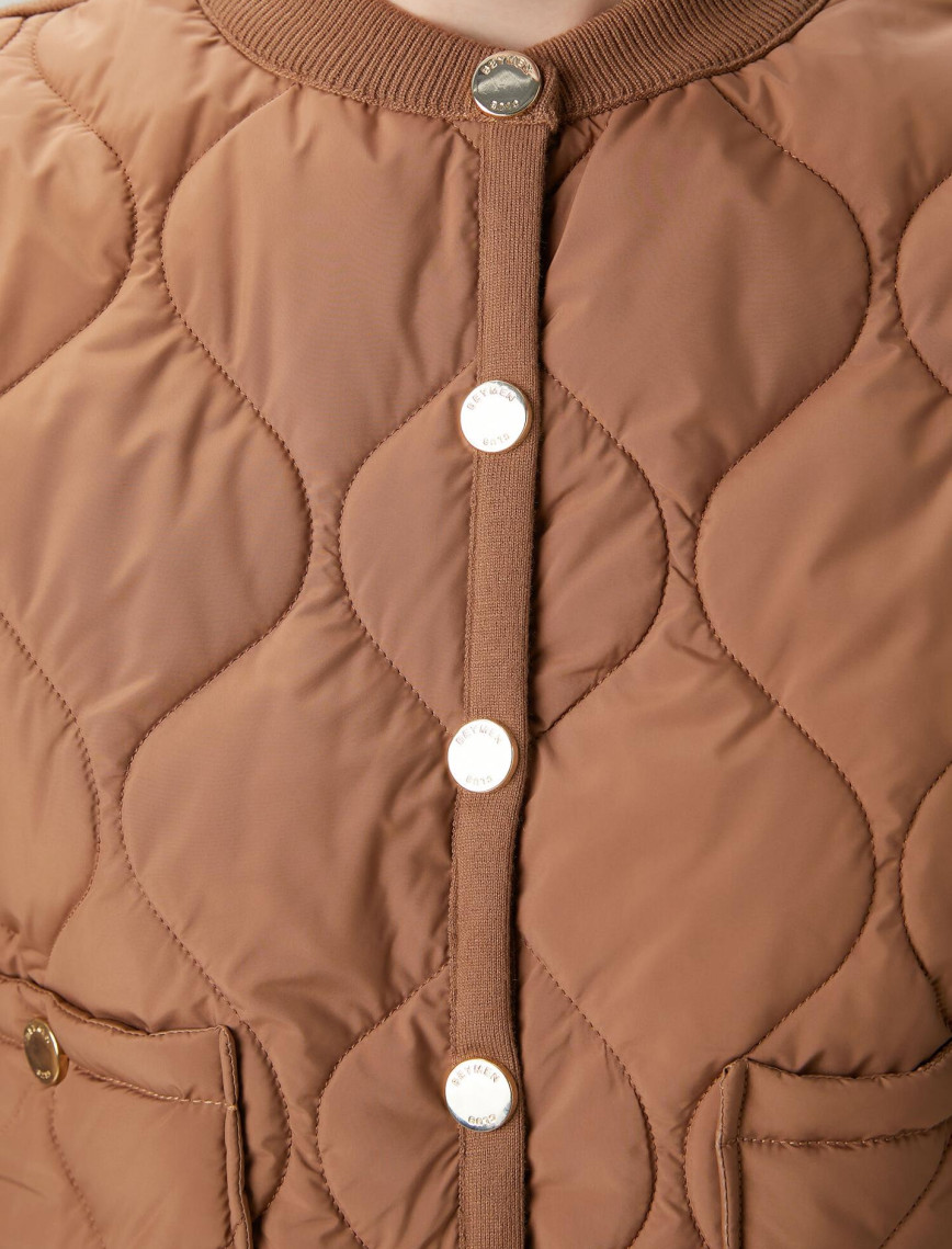 Beymen Club Kadın Camel Kapitoneli Bomber Yelek Beymen Club Kadın Camel Kapitoneli Bomber Yelek