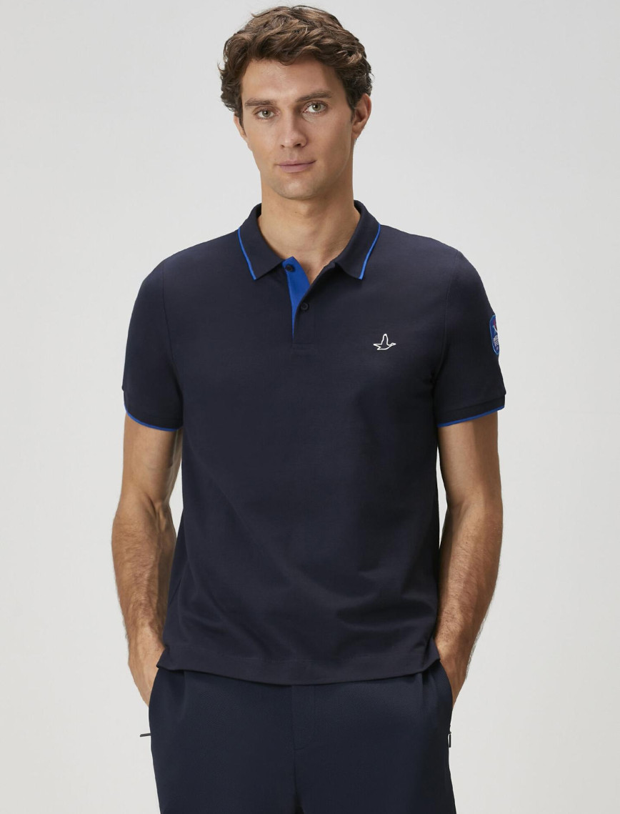 Beymen Club Erkek X Anadolu Efes Lacivert Polo Yaka T-shirt Beymen Club Erkek X Anadolu Efes Lacivert Polo Yaka T-shirt