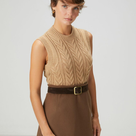 Beymen Club Kadın Camel Balıksırtı Örgü Süveter