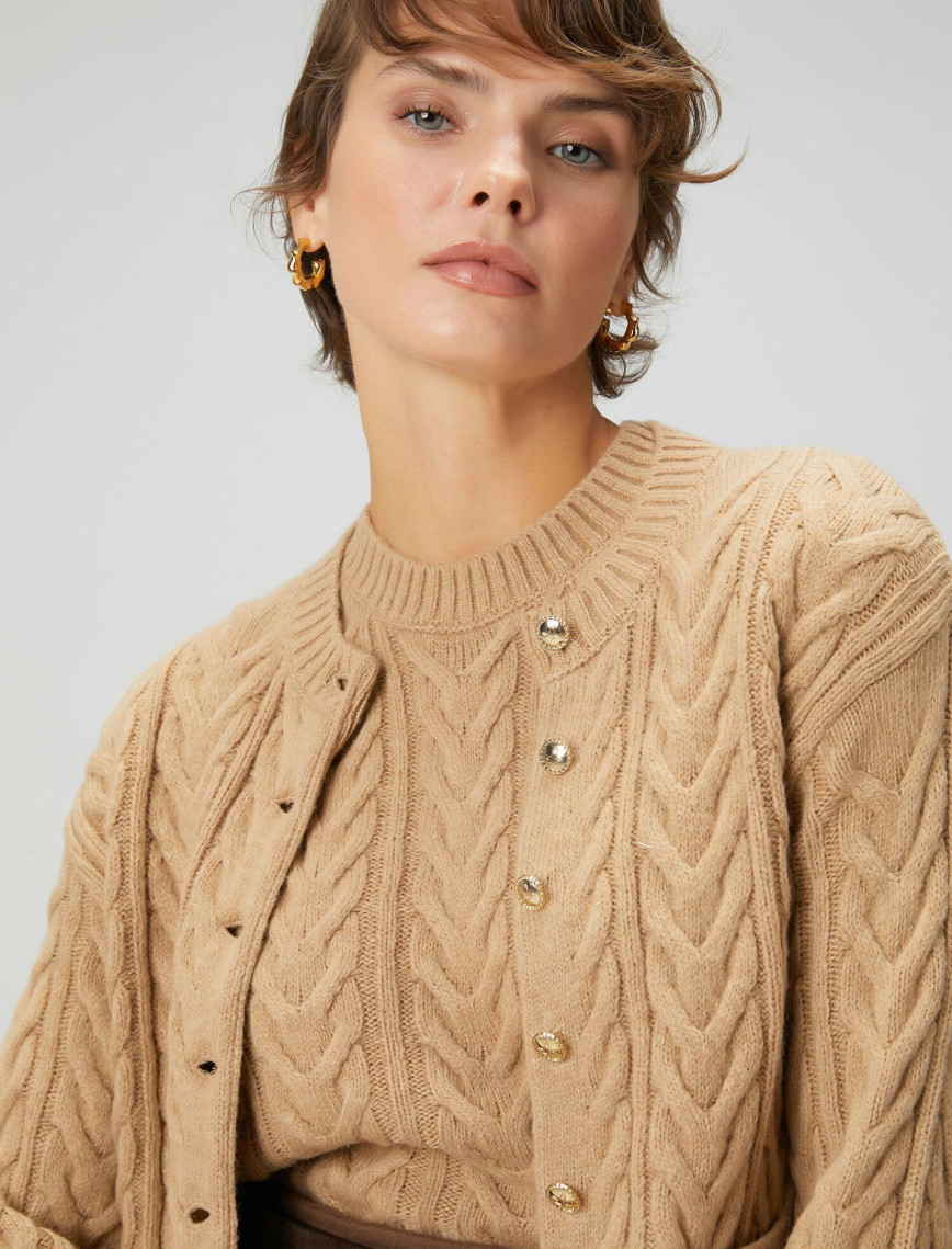 Beymen Club Kadın Camel Balıksırtı Örgü Süveter Beymen Club Kadın Camel Balıksırtı Örgü Süveter