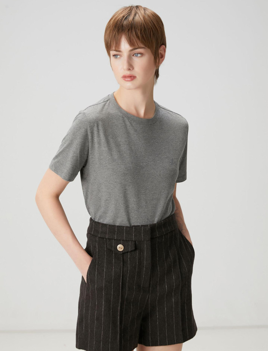 Beymen Club Kadın Gri T-shirt Beymen Club Kadın Gri T-shirt