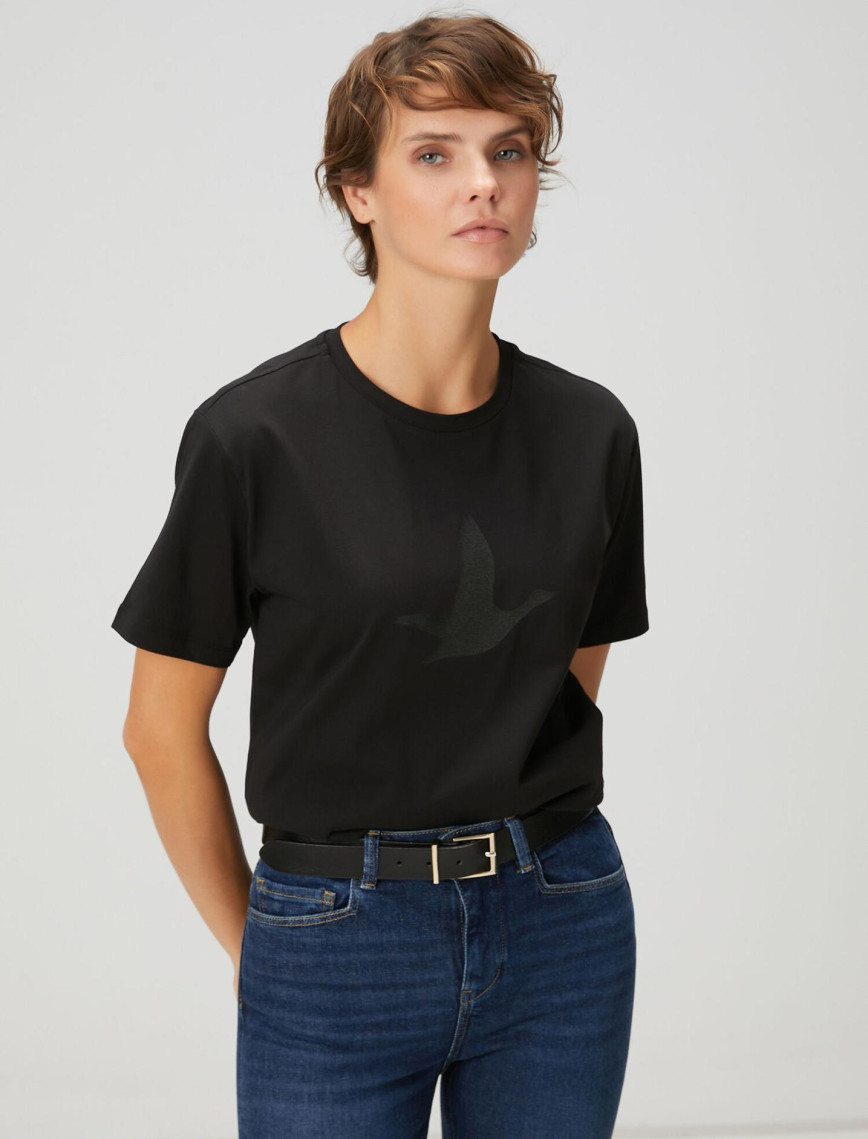 Beymen Club Kadın Siyah T-shirt