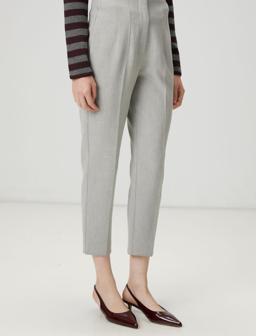 Beymen Club Kadın Gri Pantolon Beymen Club Kadın Gri Pantolon