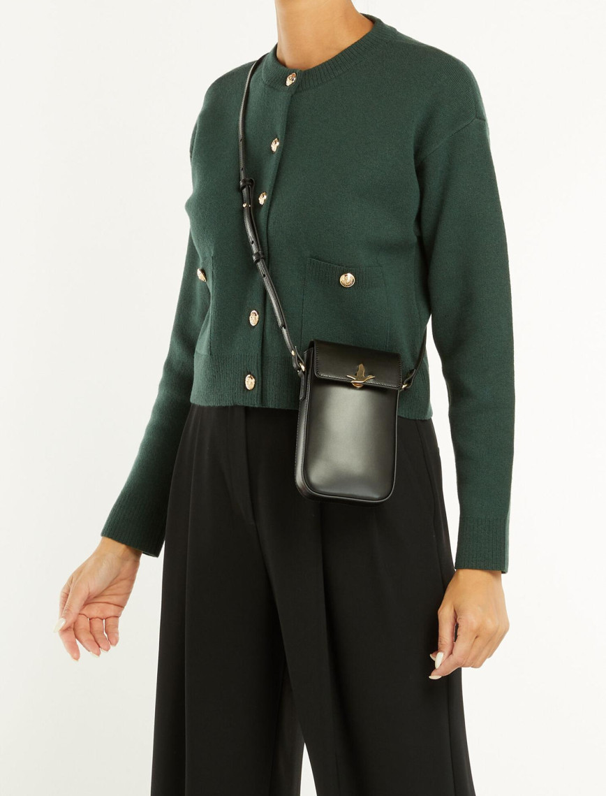 Beymen Club Kadın Siyah Kaz Logo Mini Deri Çanta Beymen Club Kadın Siyah Kaz Logo Mini Deri Çanta