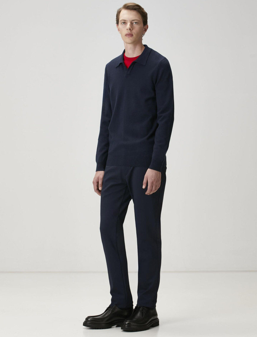 Beymen Club Erkek Lacivert Polo Yaka Triko Beymen Club Erkek Lacivert Polo Yaka Triko