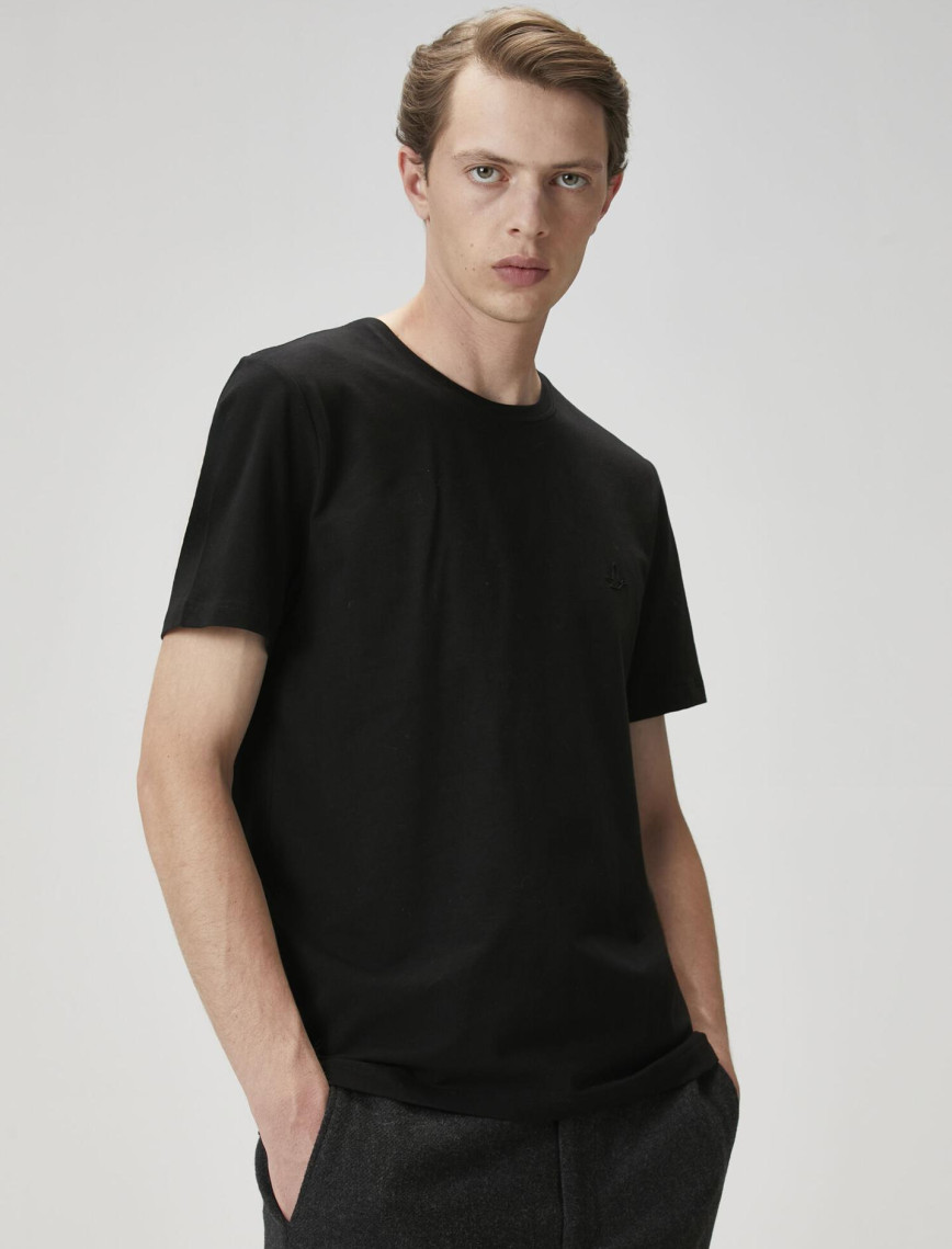 Beymen Club Erkek Siyah Logo Baskılı T-shirt Beymen Club Erkek Siyah Logo Baskılı T-shirt