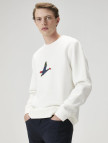 Beymen Club Erkek Beyaz Dağınık Kaz Nakışlı Sweatshirt Beymen Club Erkek Beyaz Dağınık Kaz Nakışlı Sweatshirt