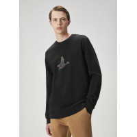 Beymen Club Erkek Siyah Logolu Sweatshirt Beymen Club Erkek Siyah Logolu Sweatshirt