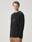 Beymen Club Erkek Siyah Logolu Sweatshirt Beymen Club Erkek Siyah Logolu Sweatshirt