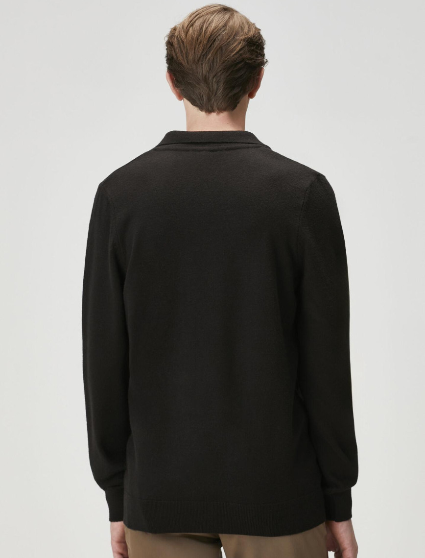 Beymen Club Erkek Siyah Polo Yaka Triko Beymen Club Erkek Siyah Polo Yaka Triko