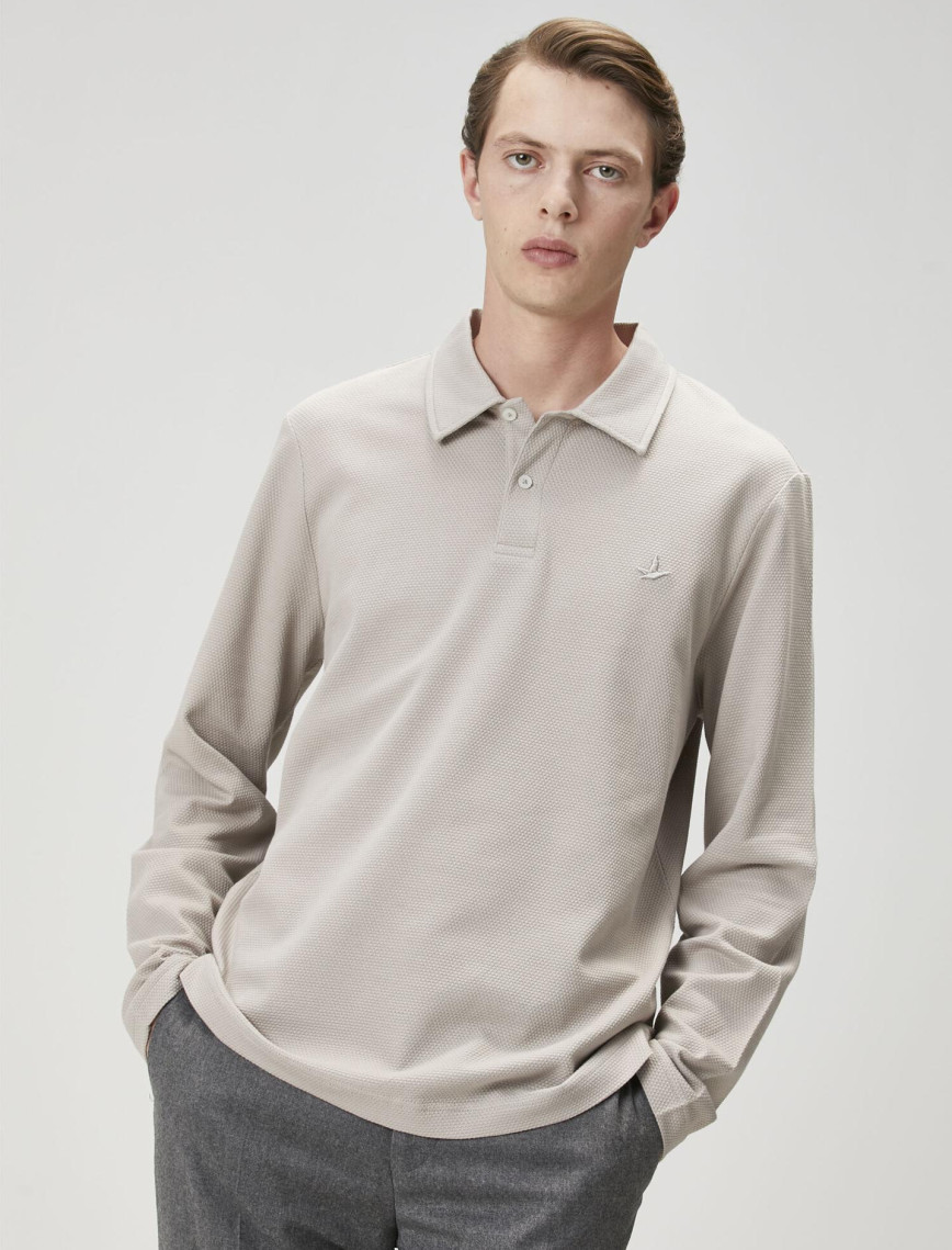 Beymen Club Erkek Bej Polo Yaka Sweatshirt Beymen Club Erkek Bej Polo Yaka Sweatshirt