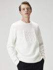 Beymen Club Erkek Beyaz Logo Baskılı Sweatshirt Beymen Club Erkek Beyaz Logo Baskılı Sweatshirt