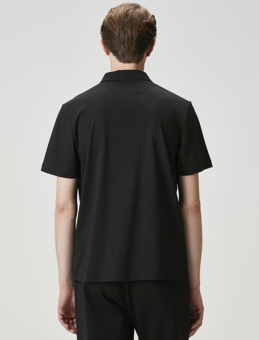 Beymen Club Erkek Comfort Fit Siyah Polo Yaka T-shirt Beymen Club Erkek Comfort Fit Siyah Polo Yaka T-shirt