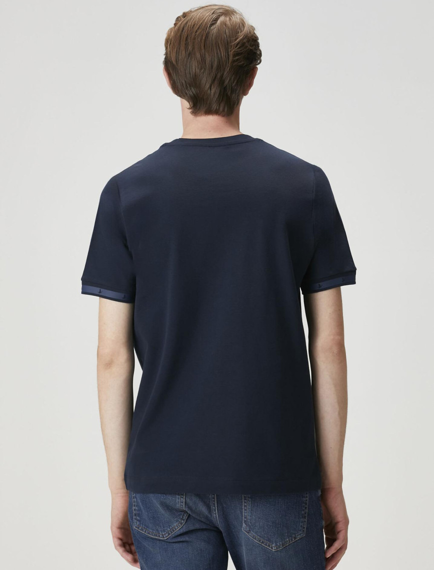 Beymen Club Erkek Lacivert Logo Baskılı T-shirt Beymen Club Erkek Lacivert Logo Baskılı T-shirt