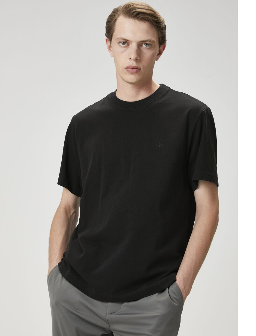 Beymen Club Erkek Relax Fit Beyaz Basic T-shirt