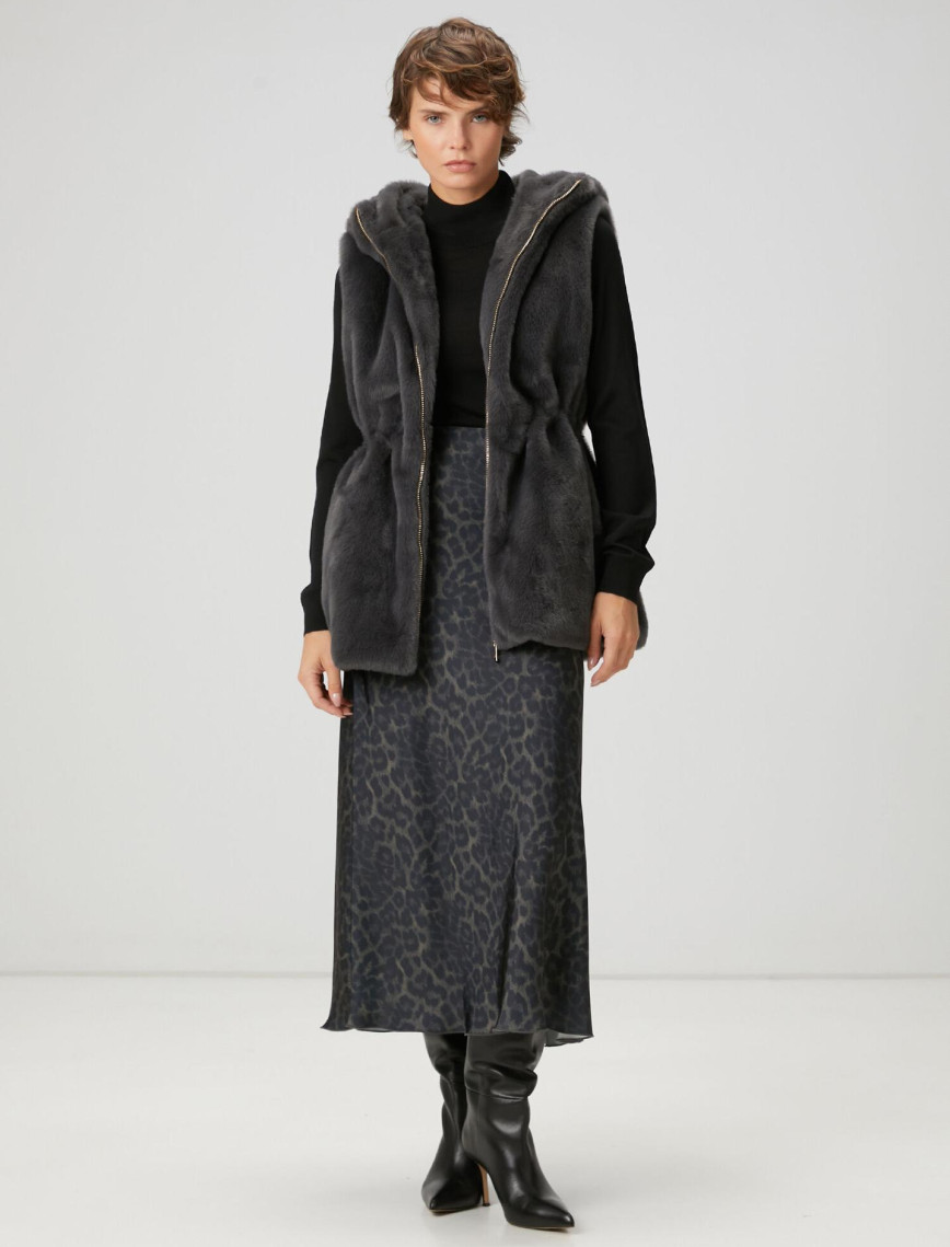 Beymen Club Kadın Hardal Desenli Midi Etek Beymen Club Kadın Hardal Desenli Midi Etek