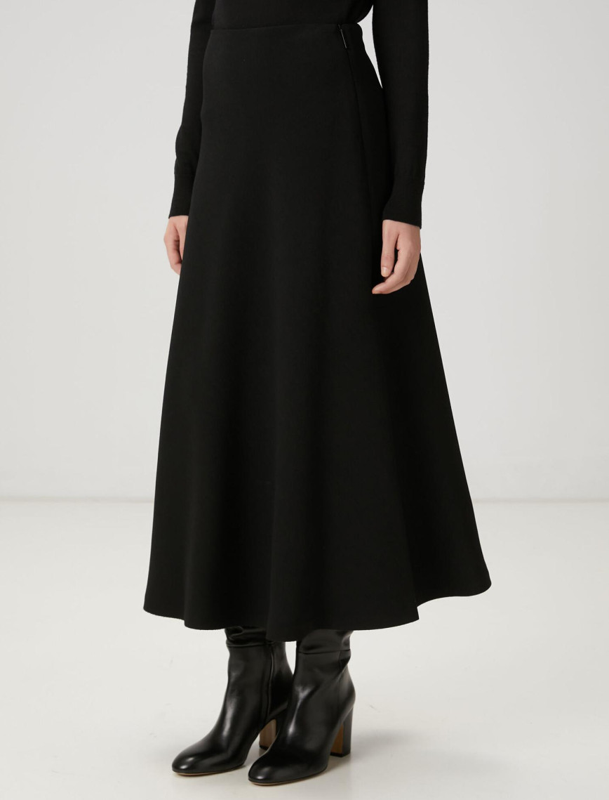 Beymen Club Kadın Siyah Midi Krep Etek Beymen Club Kadın Siyah Midi Krep Etek