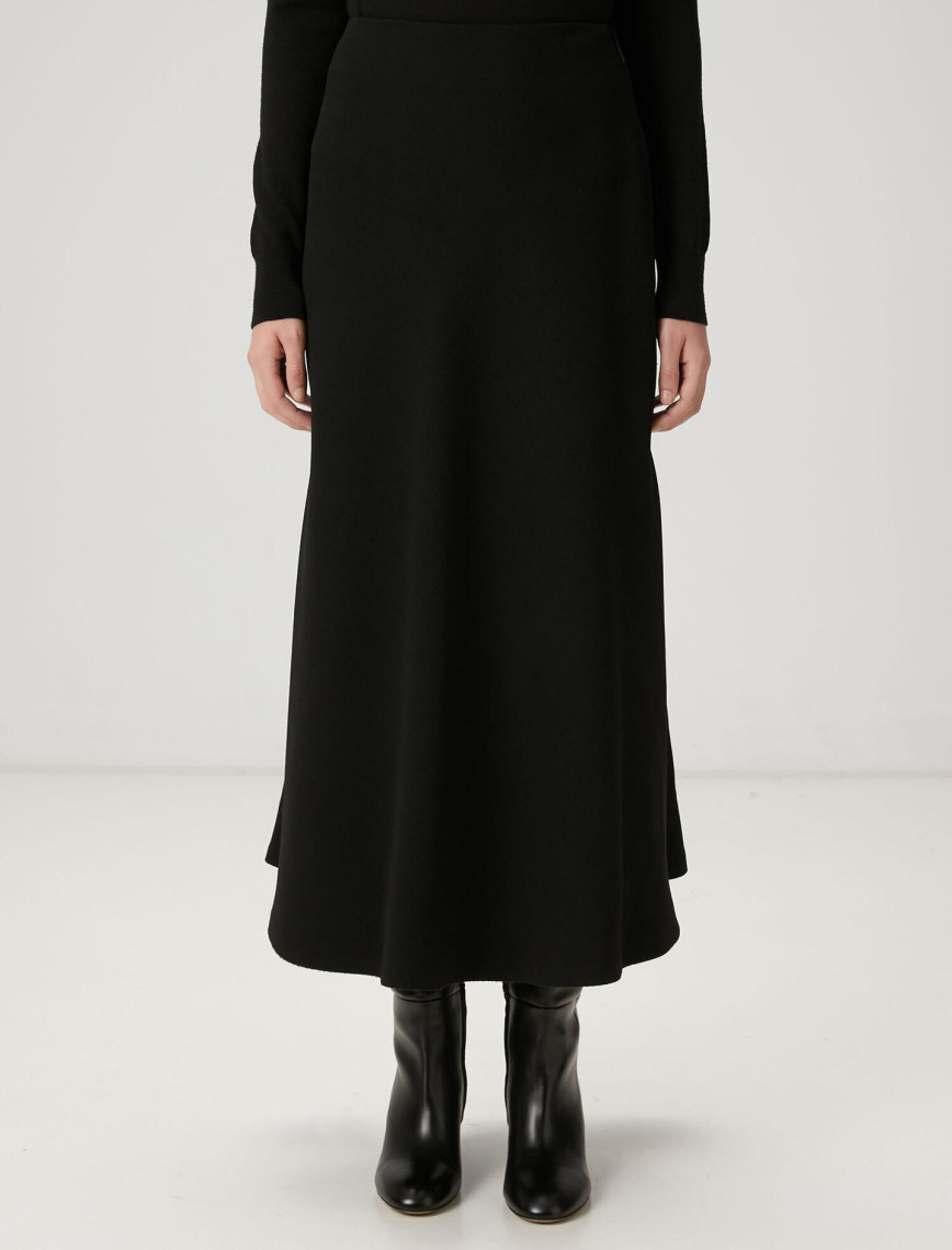 Beymen Club Kadın Siyah Midi Krep Etek Beymen Club Kadın Siyah Midi Krep Etek