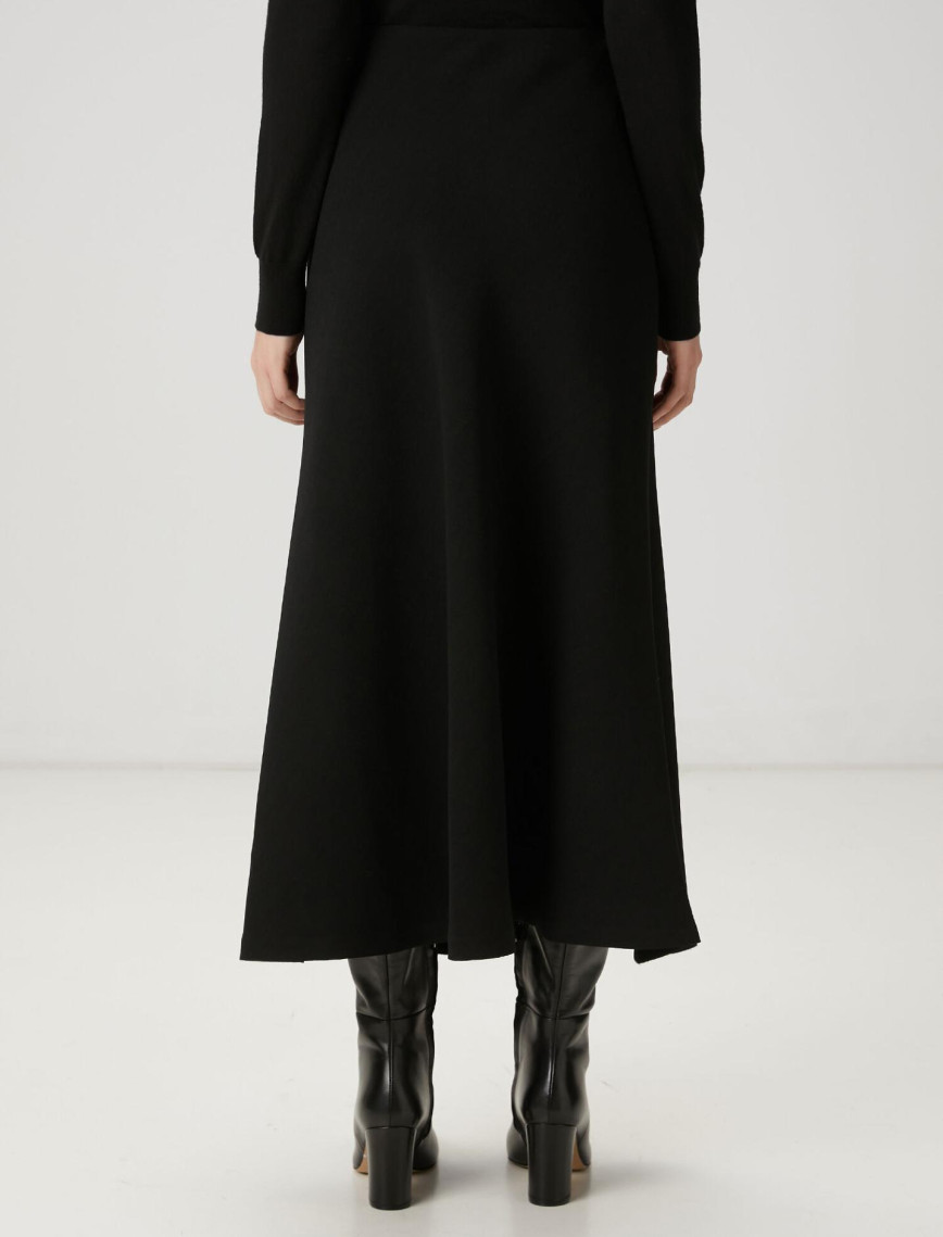 Beymen Club Kadın Siyah Midi Krep Etek Beymen Club Kadın Siyah Midi Krep Etek