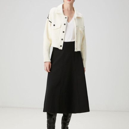 Beymen Club Kadın Siyah Midi Kloş Etek Beymen Club Kadın Siyah Midi Kloş Etek