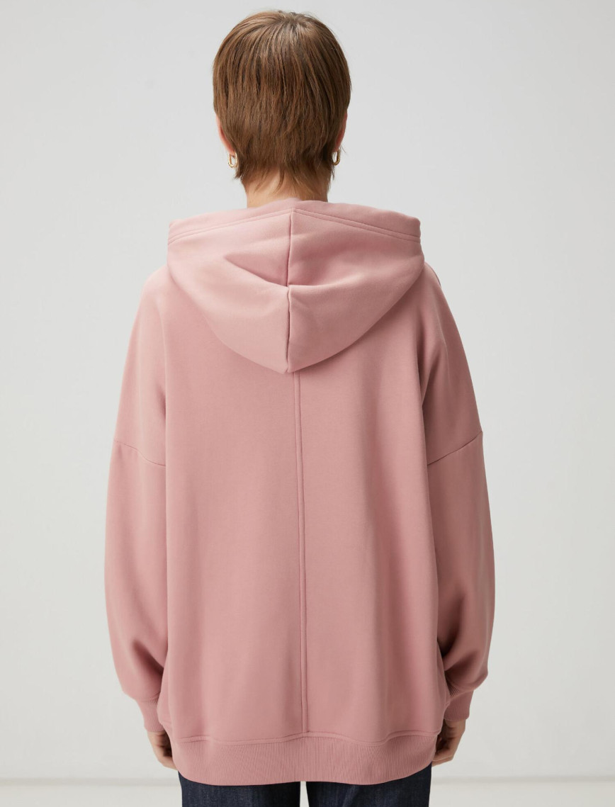 Beymen Club Kadın Gül Kurusu Kapüşonlu Sweatshirt Beymen Club Kadın Gül Kurusu Kapüşonlu Sweatshirt