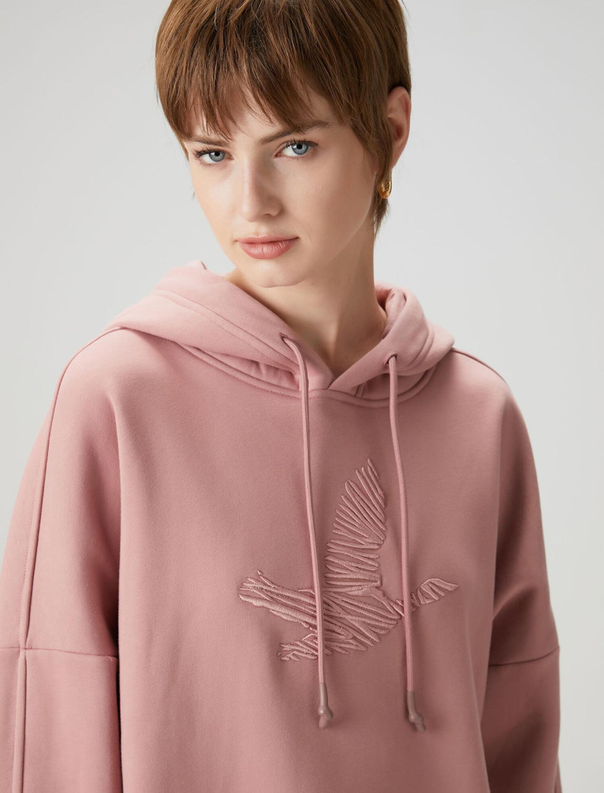 Beymen Club Kadın Gül Kurusu Kapüşonlu Sweatshirt Beymen Club Kadın Gül Kurusu Kapüşonlu Sweatshirt