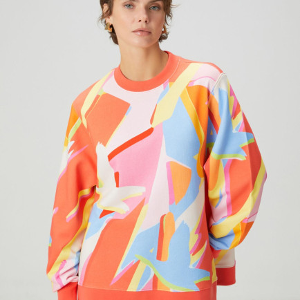 Beymen Club Kadın Çok Renkli Kuş Desenli Sweatshirt