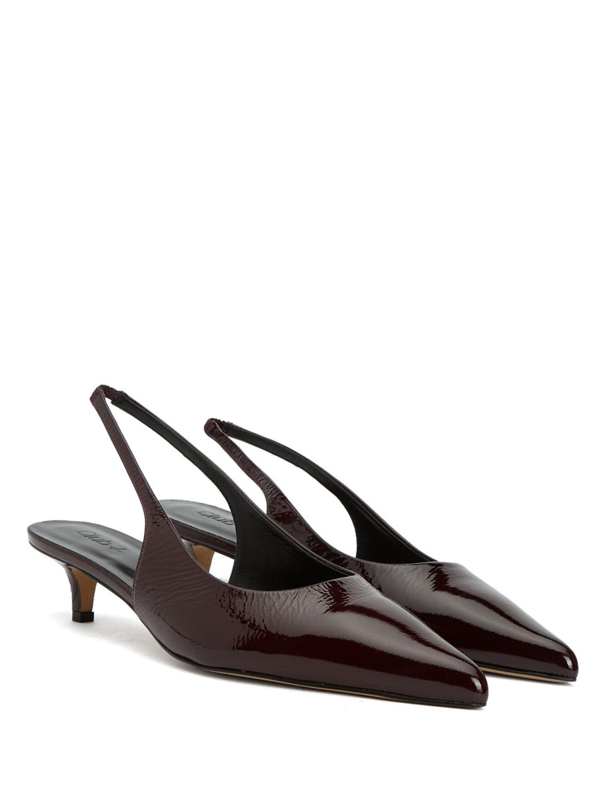 Beymen Club Kadın Bordo Deri Topuklu Ayakkabı Beymen Club Kadın Bordo Deri Topuklu Ayakkabı