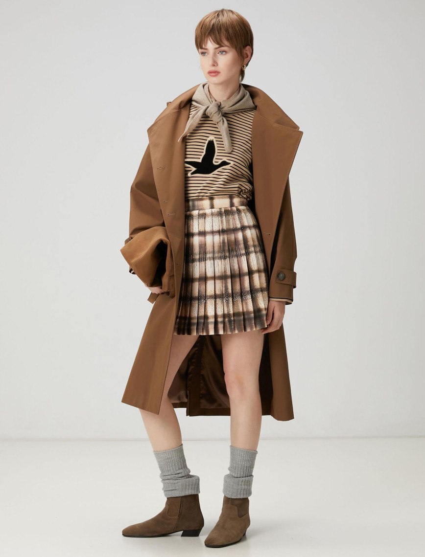 Beymen Club Kadın Deve Tüyü Çizgili Sweatshirt Beymen Club Kadın Deve Tüyü Çizgili Sweatshirt