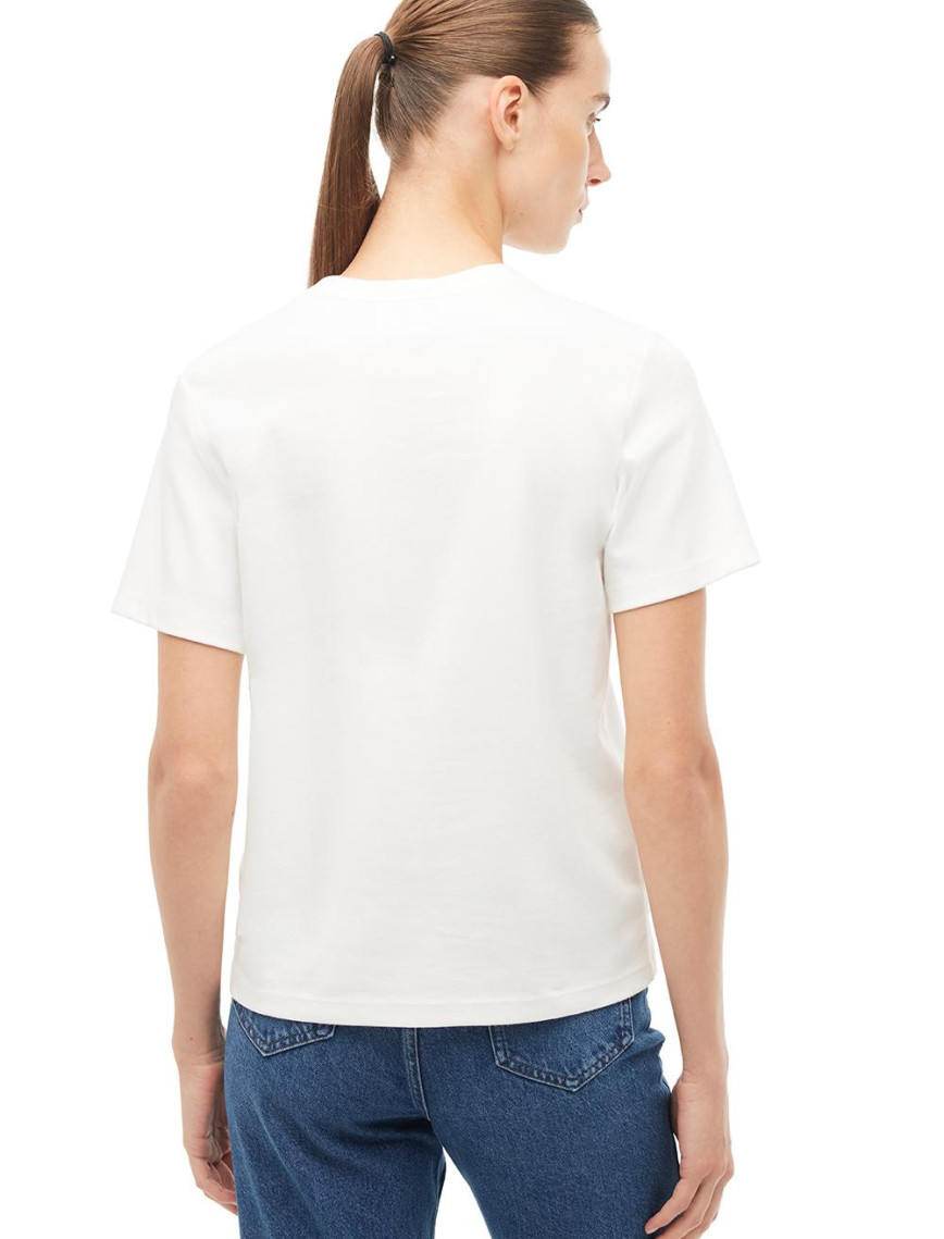 %100 Pamuk Ekru Tişört %100 Pamuk Ekru Tişört