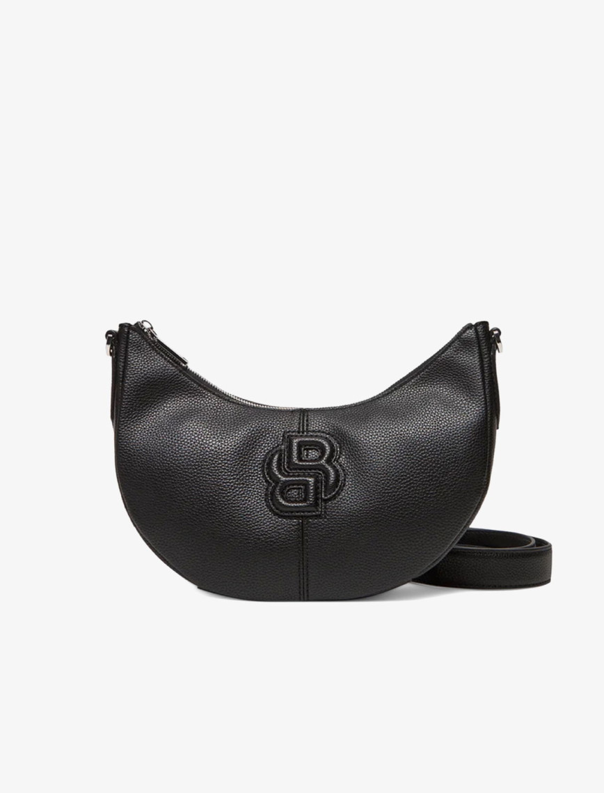 Boss Anett Halfmoon Kadın Siyah Çapraz Çanta Boss Anett Halfmoon Kadın Siyah Çapraz Çanta