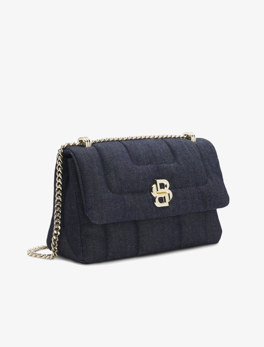 Boss Icon Kadın Açık Mavi Omuz Çantası Boss Icon Kadın Açık Mavi Omuz Çantası